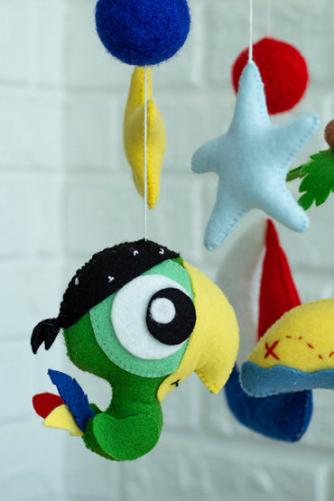 Pirate Baby Mobile - WoollyFox