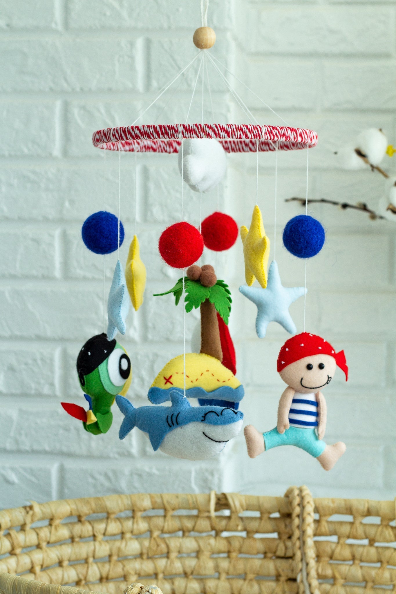 Pirate Baby Mobile - WoollyFox