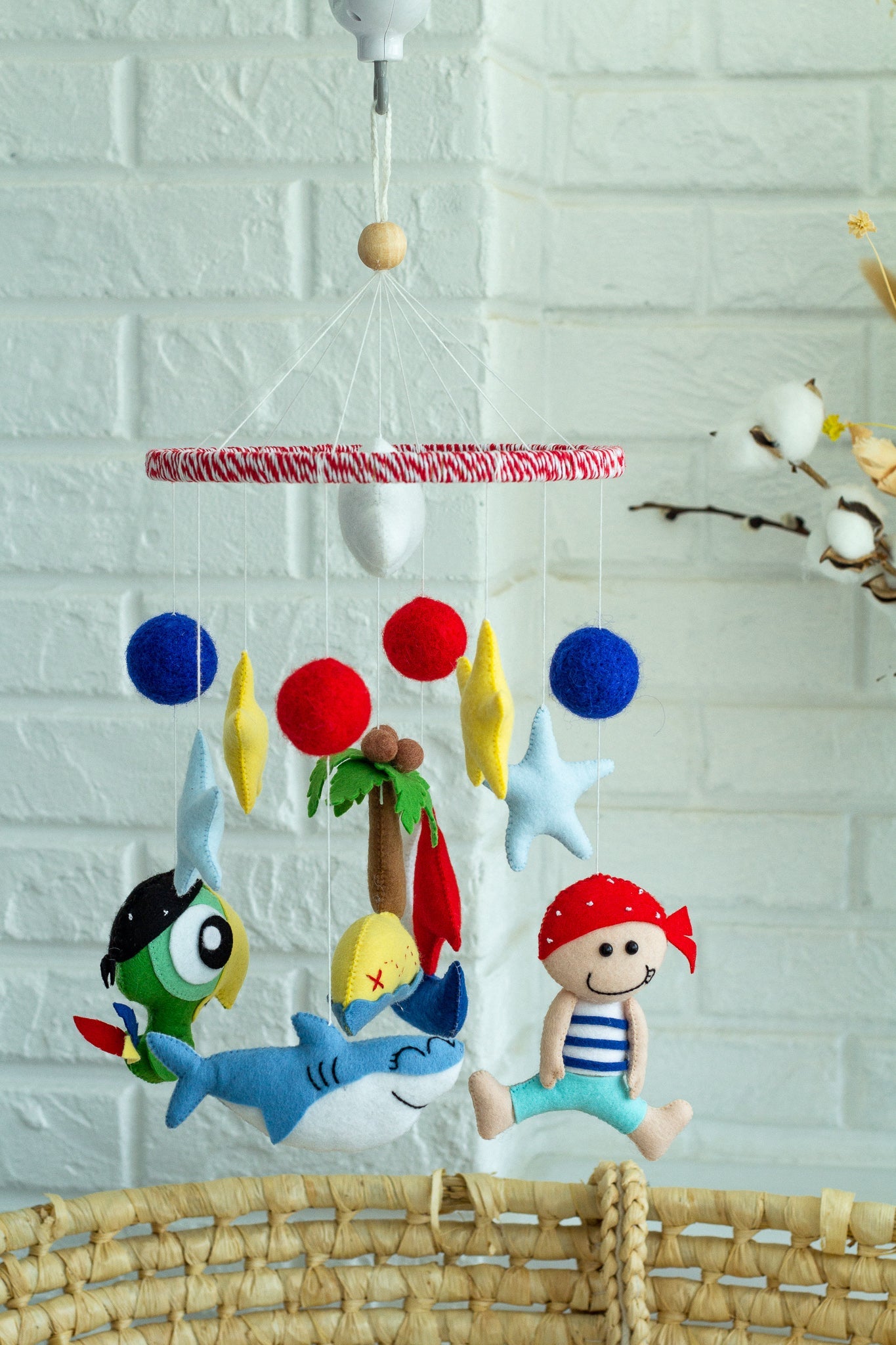 Pirate Baby Mobile - WoollyFox