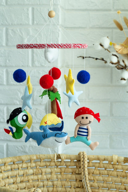 Pirate Baby Mobile - WoollyFox