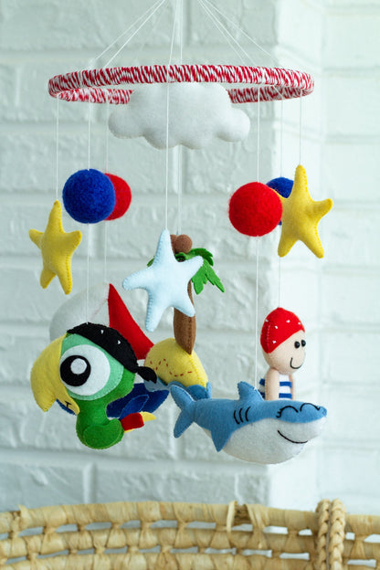 Pirate Baby Mobile - WoollyFox