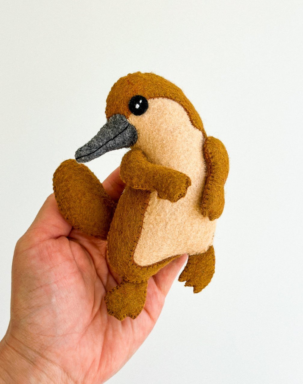 Platypus Felt Ornament | Handmade Felt Toy | Australian Animal Decor - WoollyFox