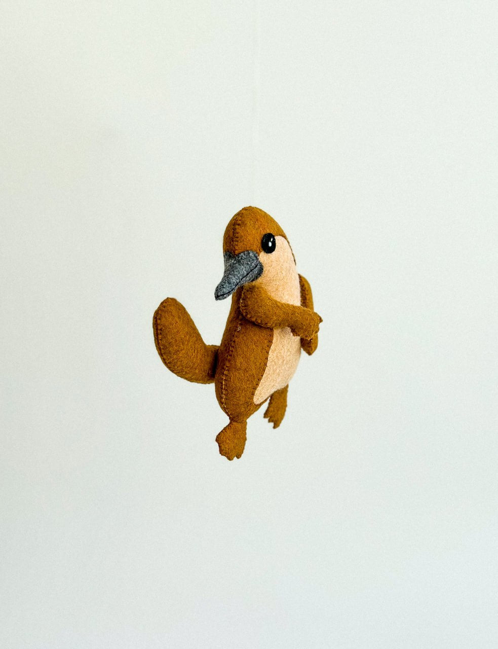 Platypus Felt Ornament | Handmade Felt Toy | Australian Animal Decor - WoollyFox