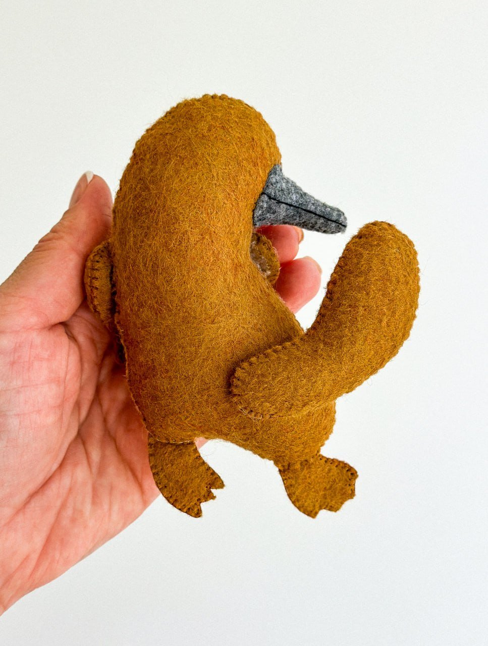 Platypus Felt Ornament | Handmade Felt Toy | Australian Animal Decor - WoollyFox