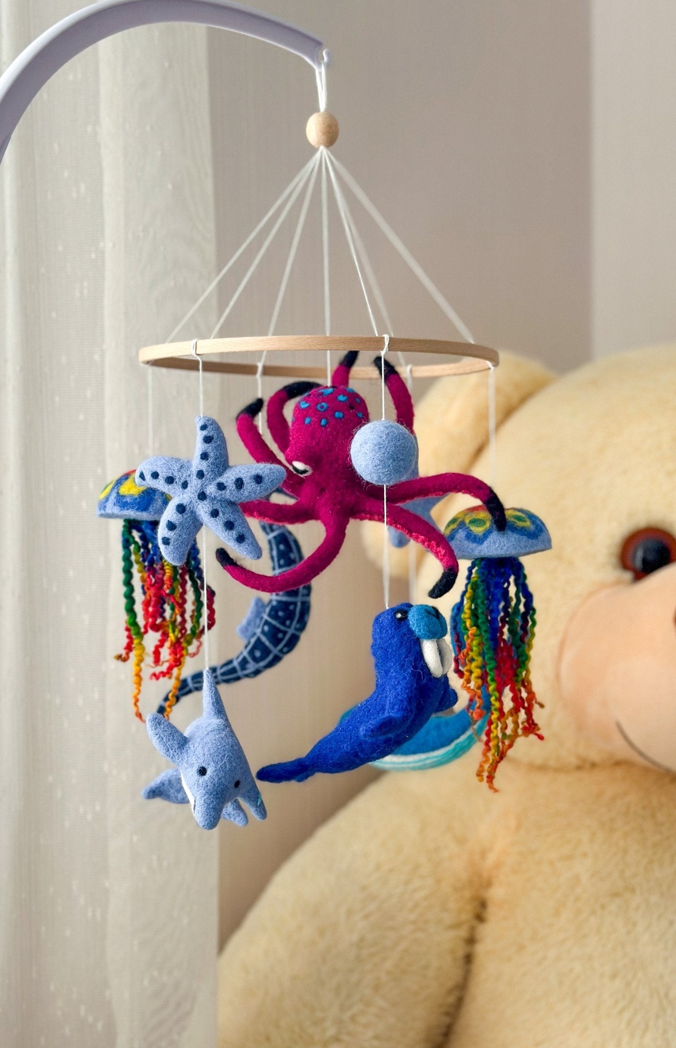 Sea baby crib mobile - WoollyFox