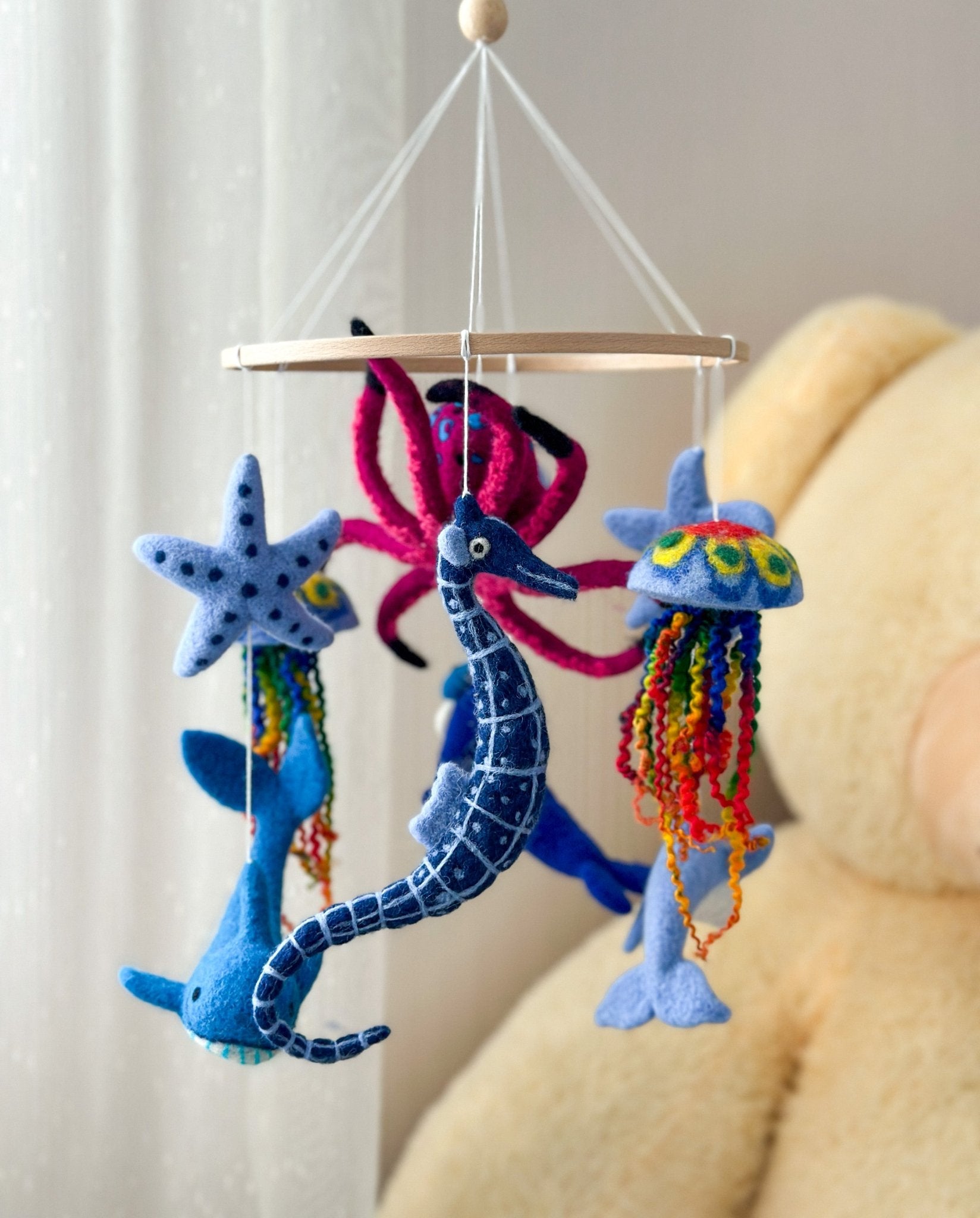 Sea baby crib mobile - WoollyFox