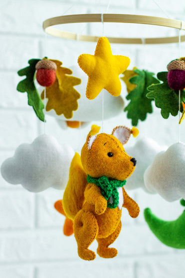 Sky Fox Baby Mobile - WoollyFox