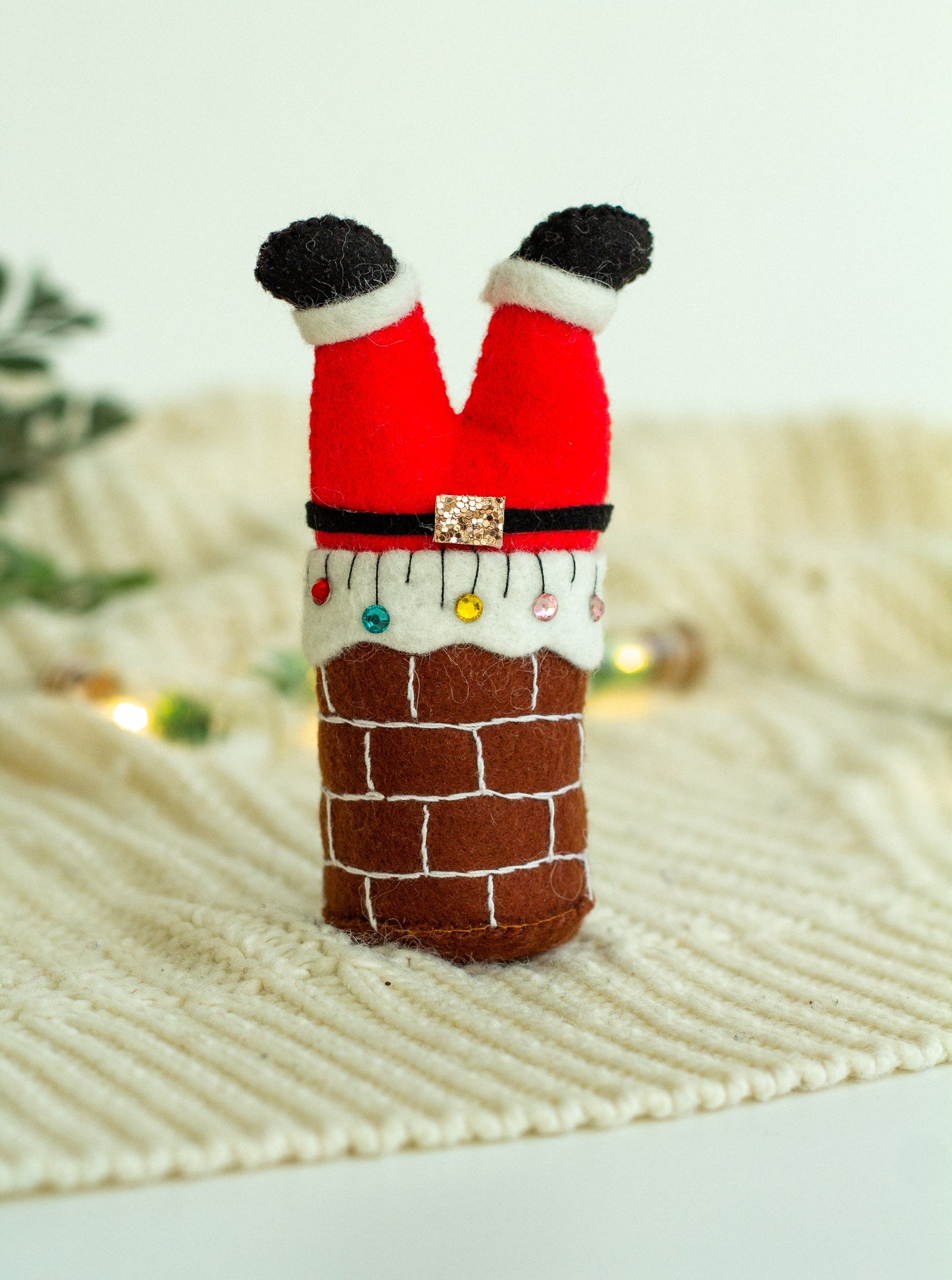 Stuck Santa Christmas Tree - WoollyFox