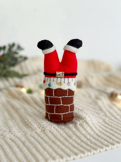 Stuck Santa Christmas Tree - WoollyFox