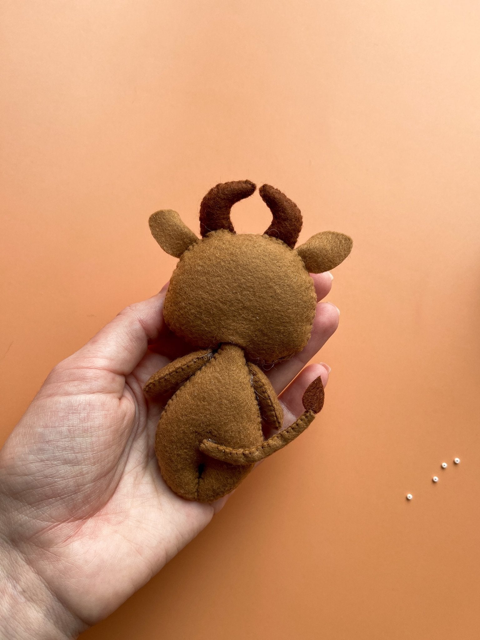 Taurus Zodiac Felt Doll - WoollyFox