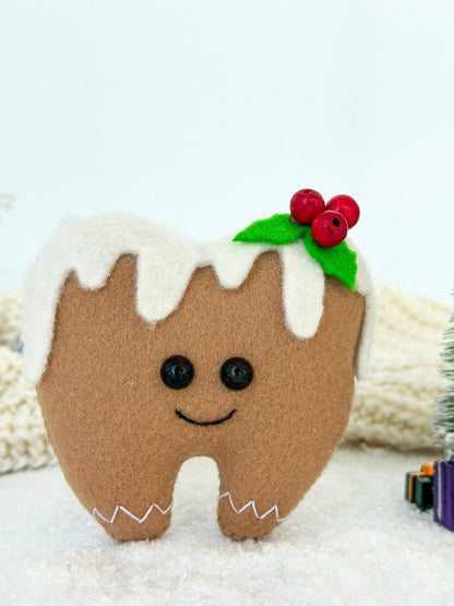 Tooth Ornament Gingerbread - WoollyFox