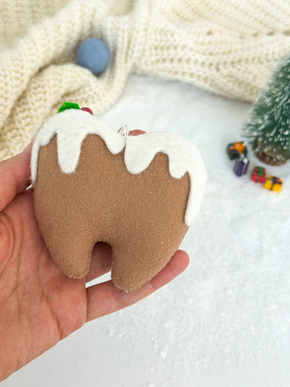 Tooth Ornament Gingerbread - WoollyFox