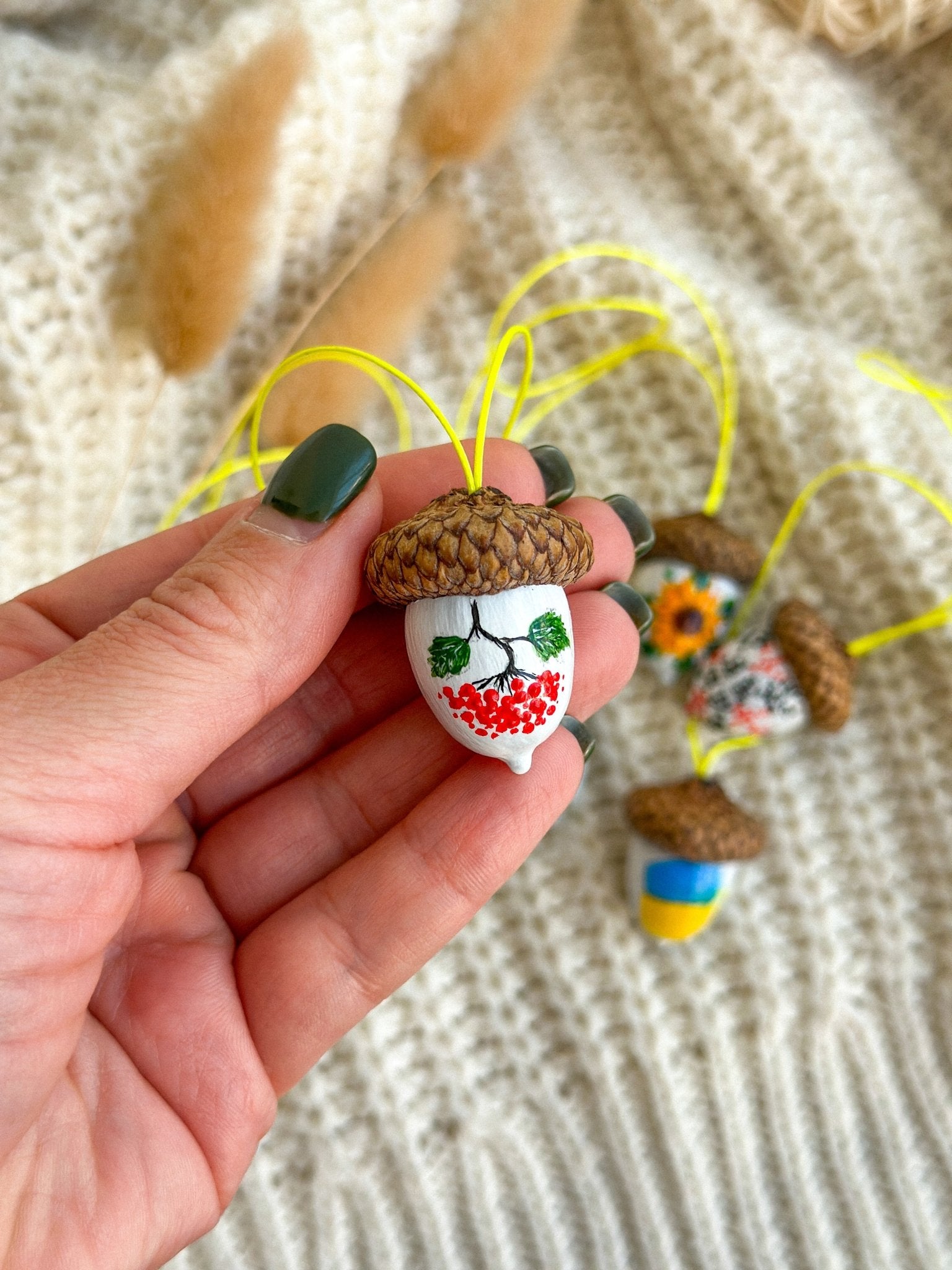 Ukrainian Set Of Acorns - WoollyFox
