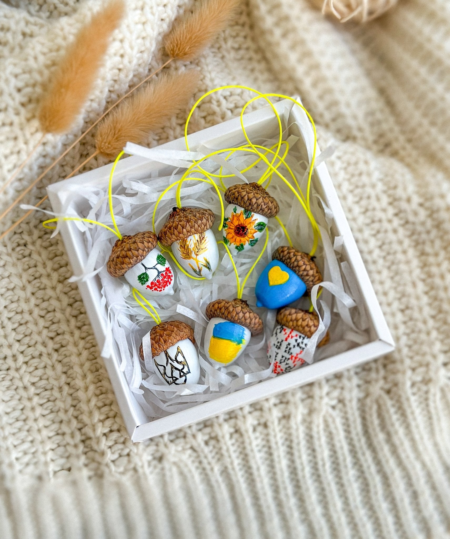 Ukrainian Set Of Acorns - WoollyFox