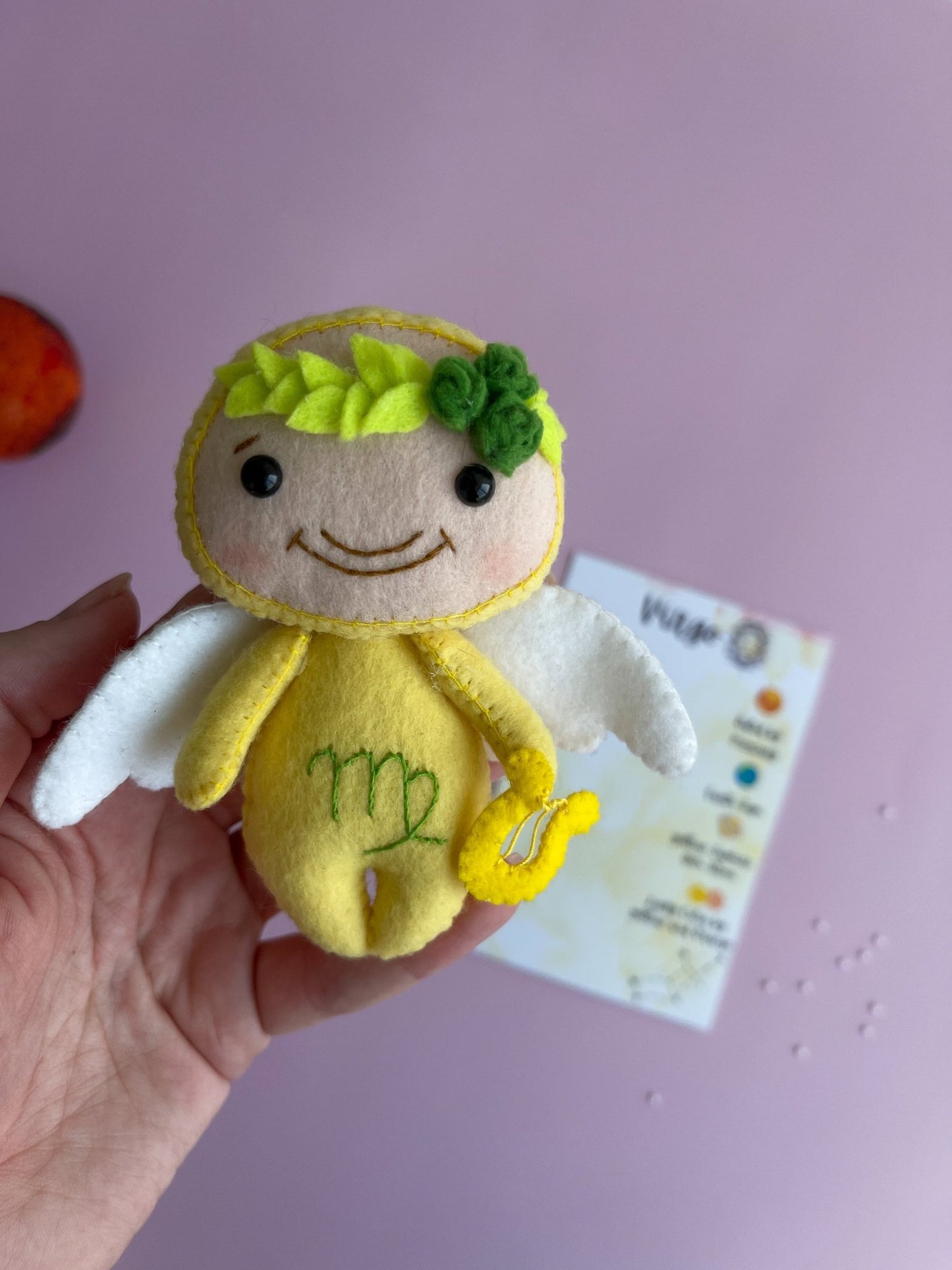 Virgo Zodiac Felt Doll - WoollyFox