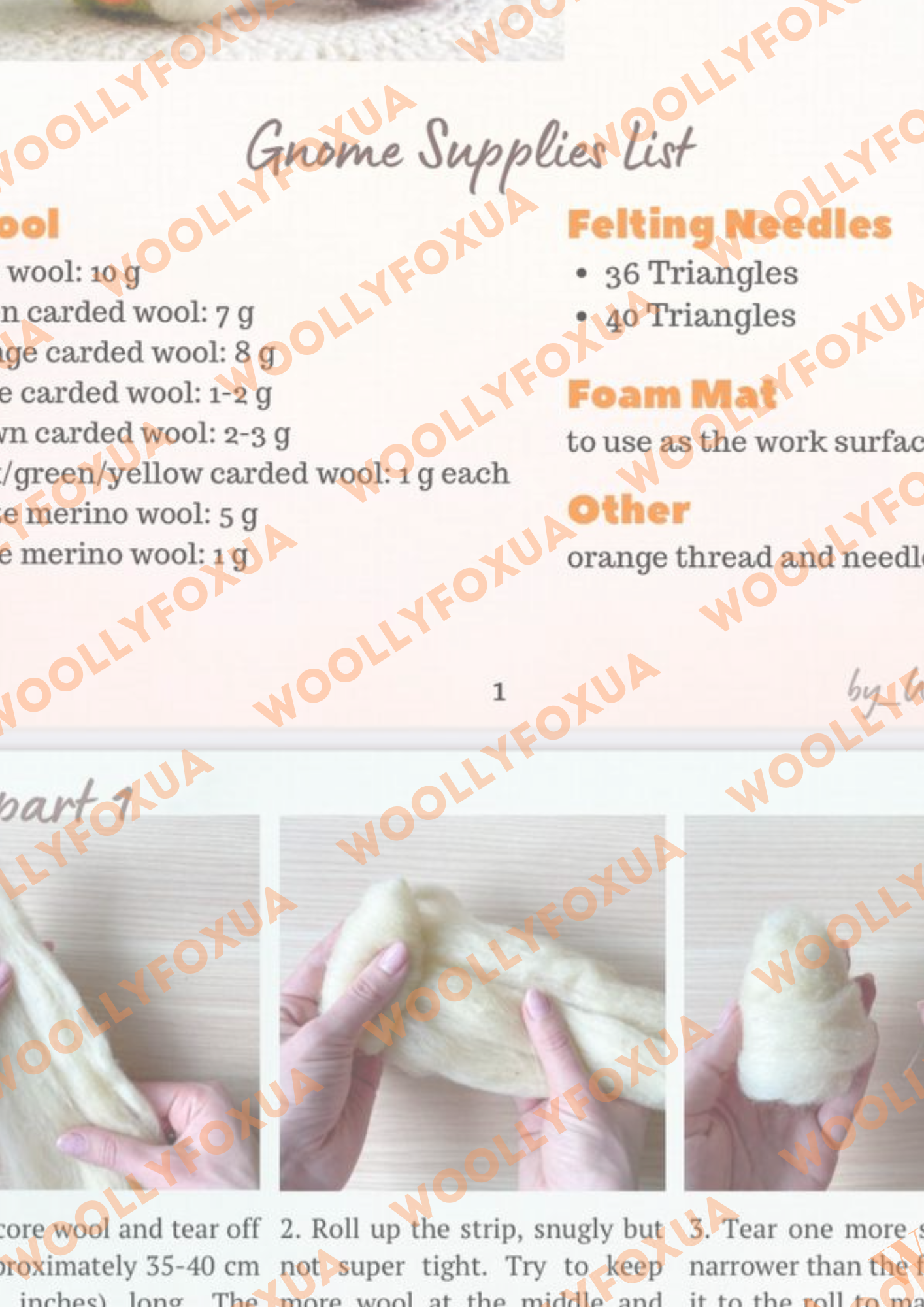 Gnome Needle Felting Tutorial