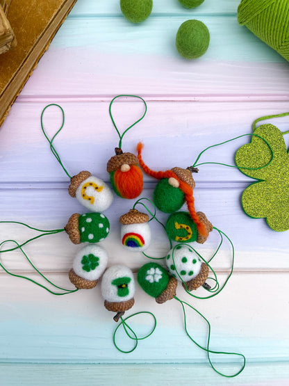 Wool Felted Acorns