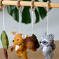 Hanging baby gym toys set