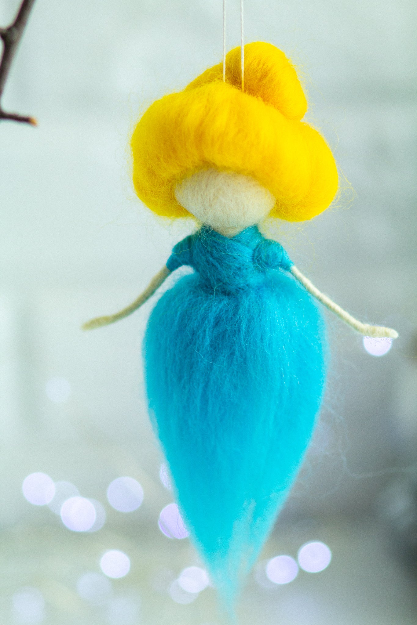 Patriotic amulet "ukraine" dolls made of wool