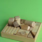 Montessori Wooden Toy Building Blocks Set