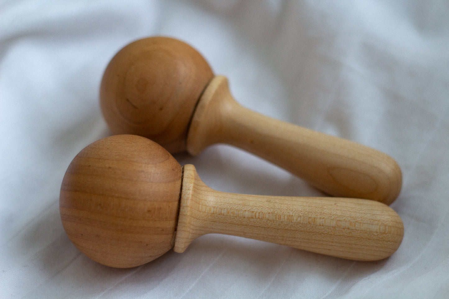 Montessori Rattle, Wooden Maracas for Toddlers