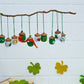 St. Patrick's Day acorns ornaments Set of 10 natural rustic holiday decorations