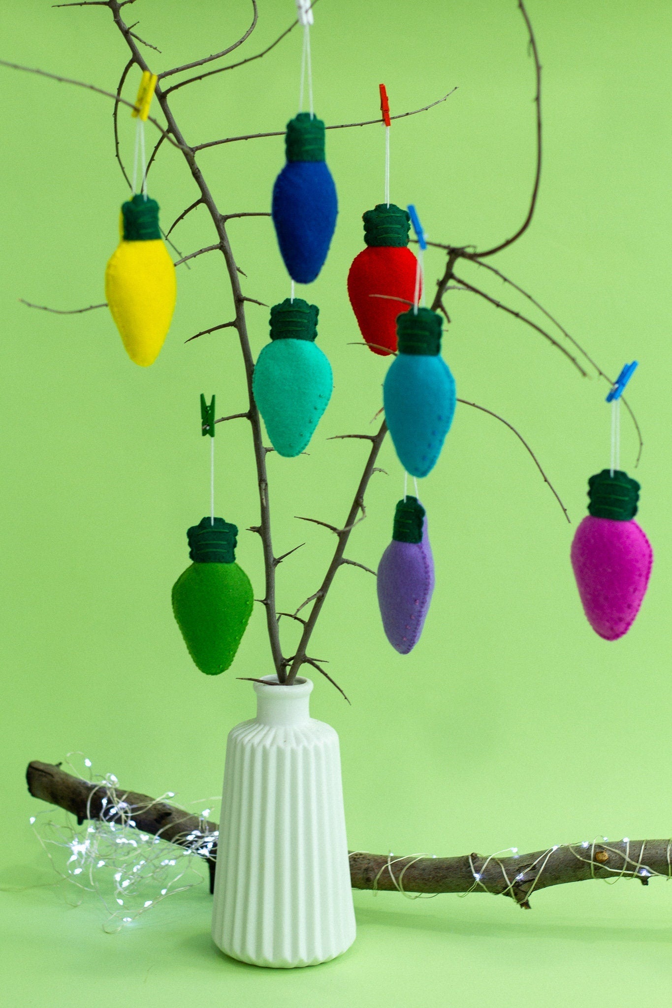 Bright Christmas Tree Decorations - WoollyFox
