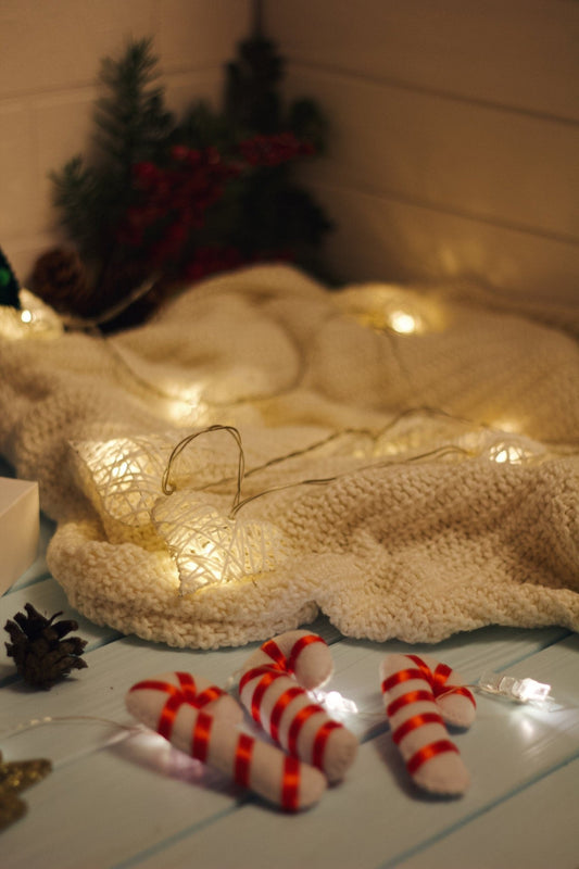 Candy Cane Christmas Ornaments - WoollyFox