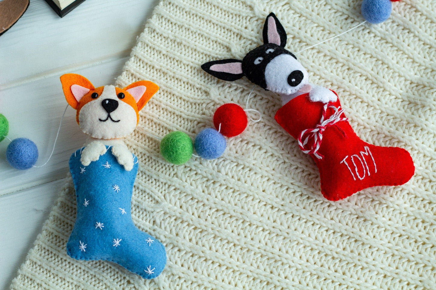 Christmas Bunting - WoollyFox