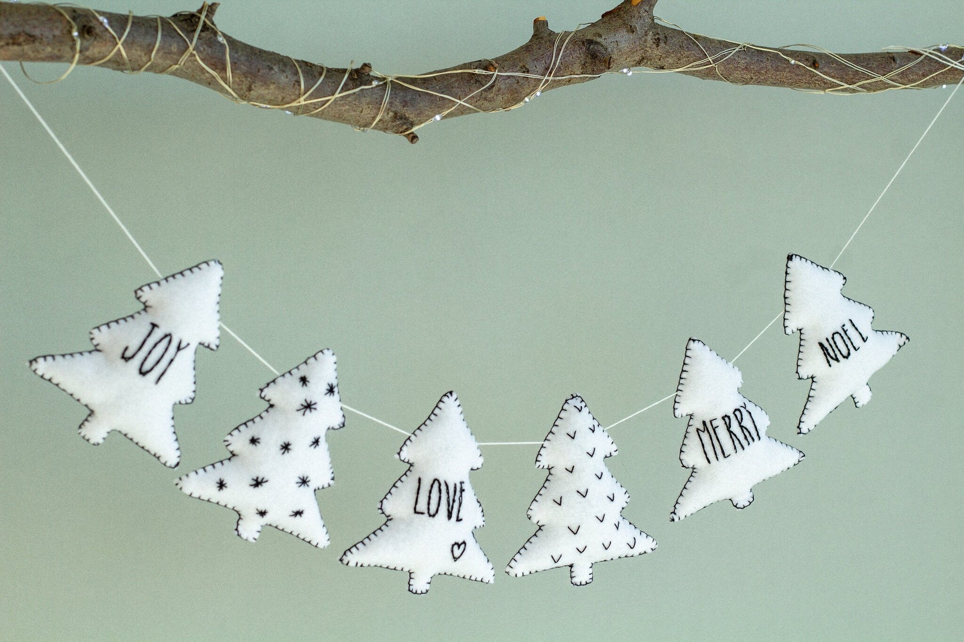 Christmas Garland Trees - WoollyFox