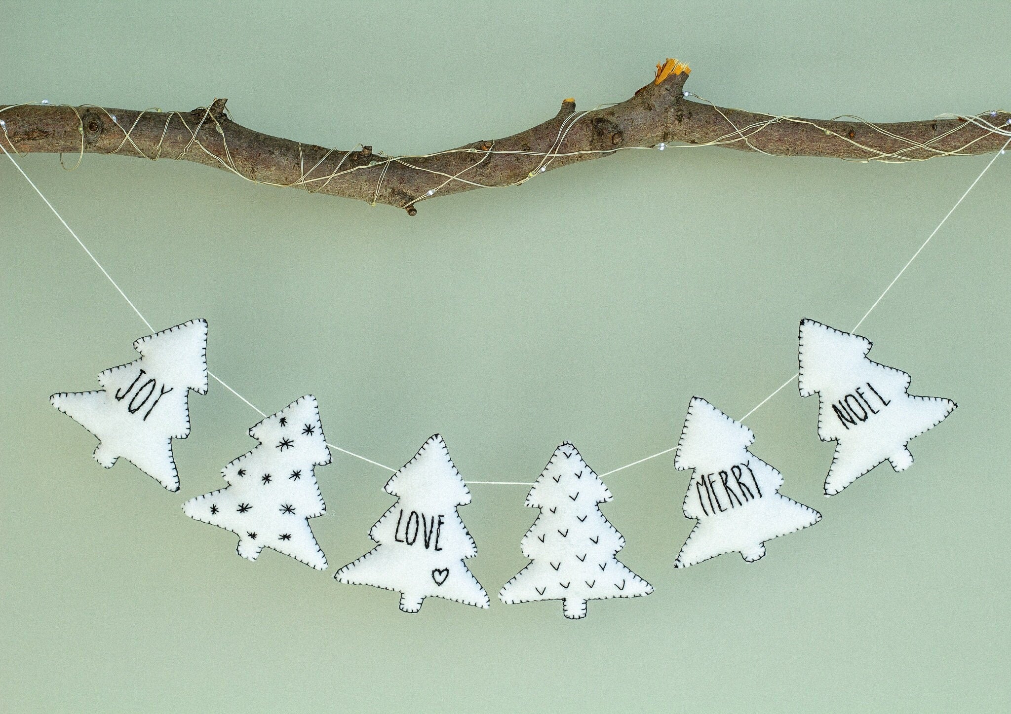Christmas Garland Trees - WoollyFox