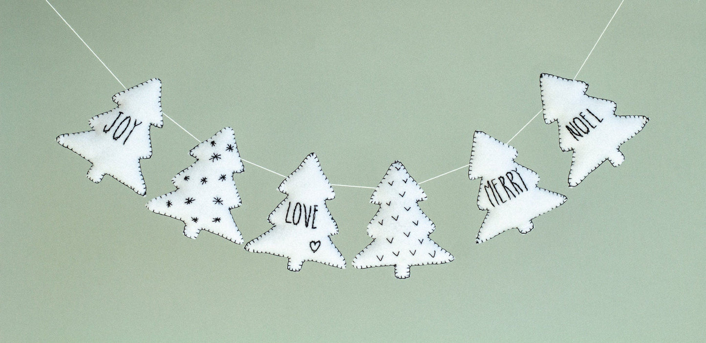 Christmas Garland Trees - WoollyFox