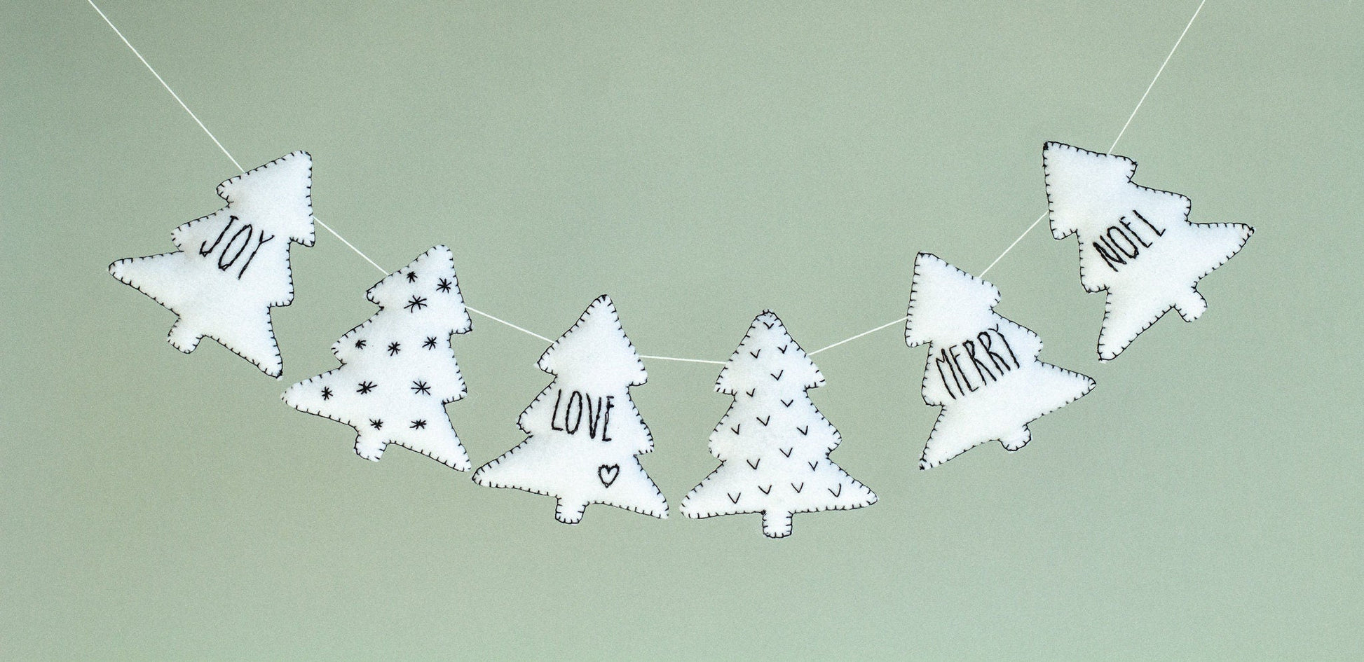 Christmas Garland Trees - WoollyFox
