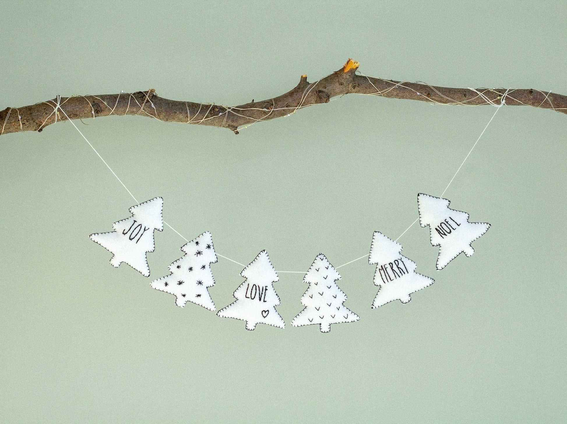 Christmas Garland Trees - WoollyFox