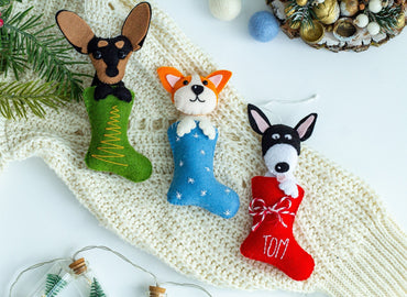 Christmas Ornament Corgi - WoollyFox
