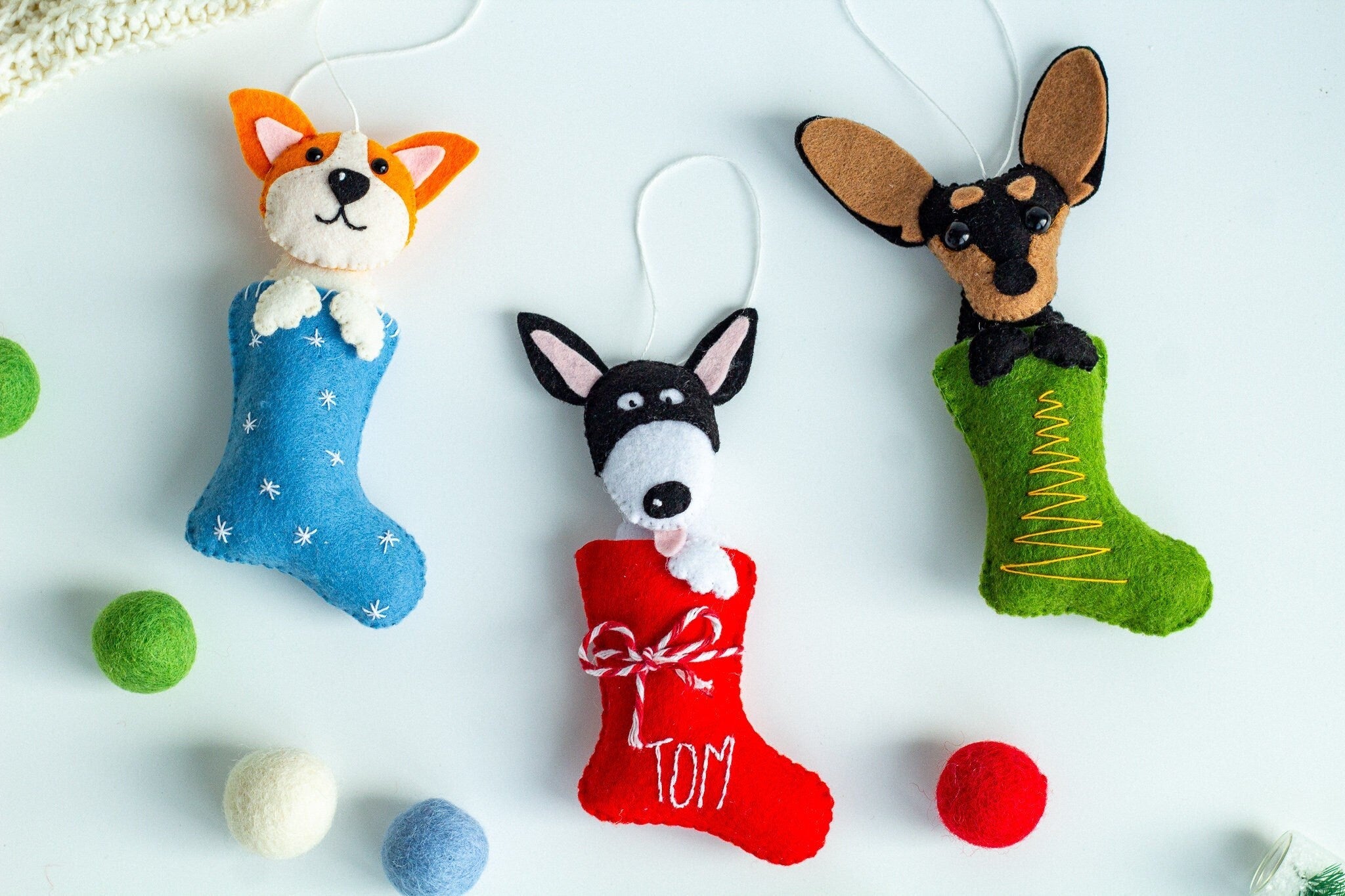 Christmas Ornament Corgi - WoollyFox