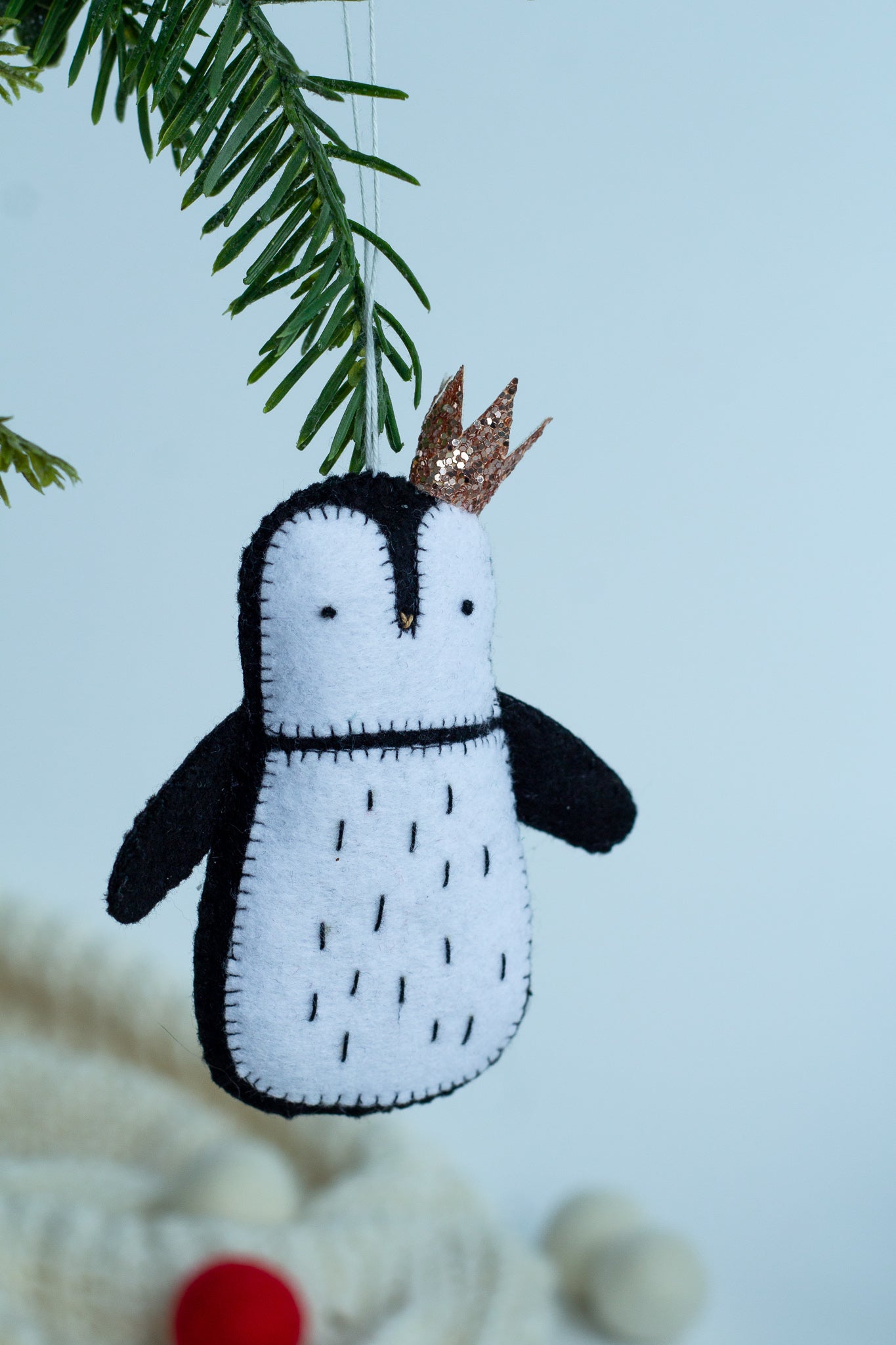 Christmas Penguin Ornament - WoollyFox