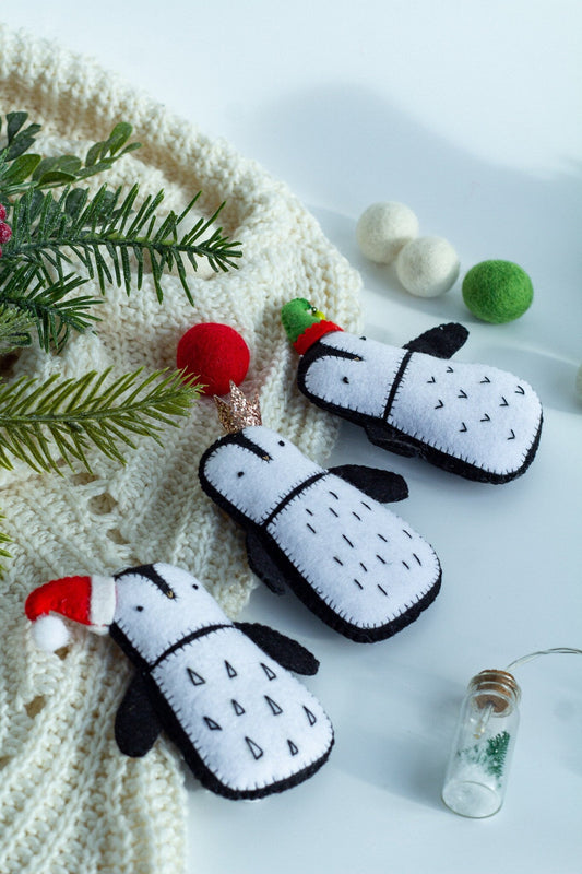 Christmas Penguin Ornament - WoollyFox