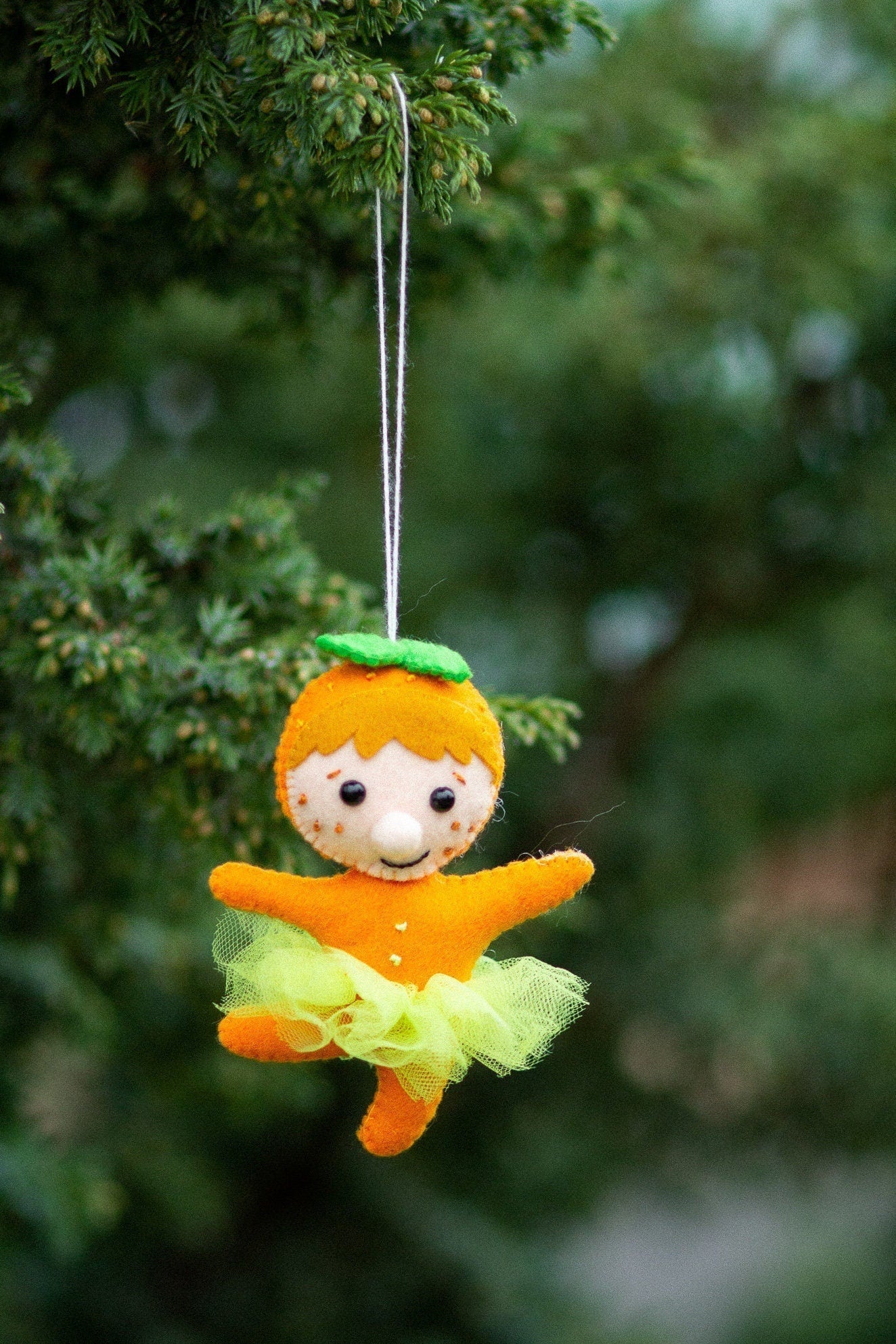 Christmas Tangerine Girl - WoollyFox