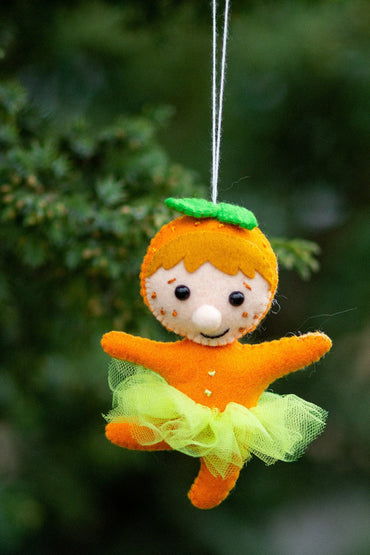 Christmas Tangerine Girl - WoollyFox