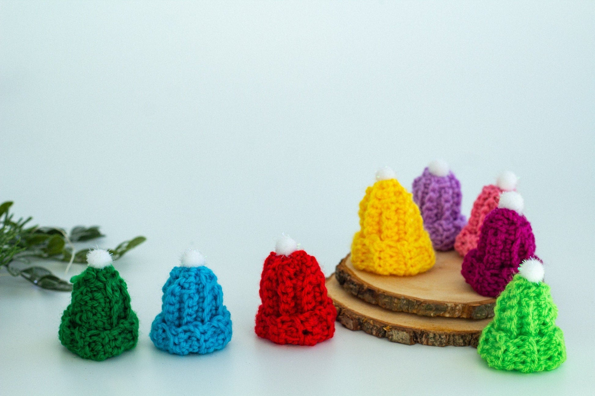 Christmas Tiny Hat Ornaments - WoollyFox