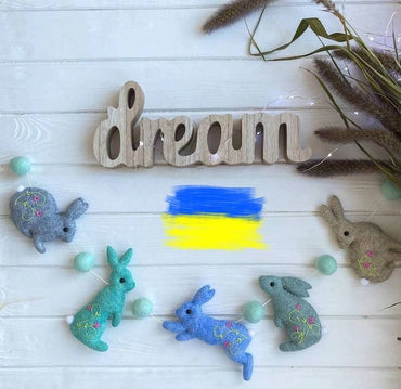Easter Bunny Garland - WoollyFox