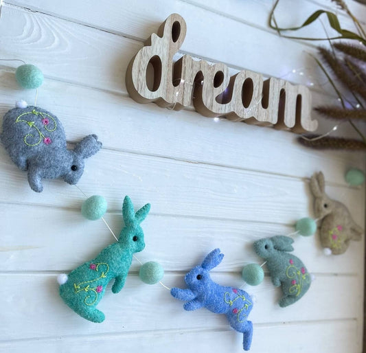 Easter Bunny Garland - WoollyFox