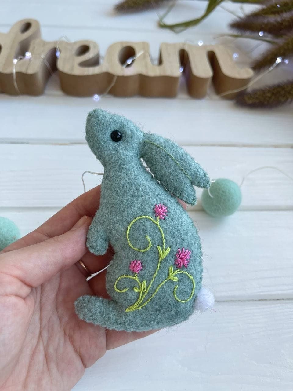 Easter Bunny Garland - WoollyFox