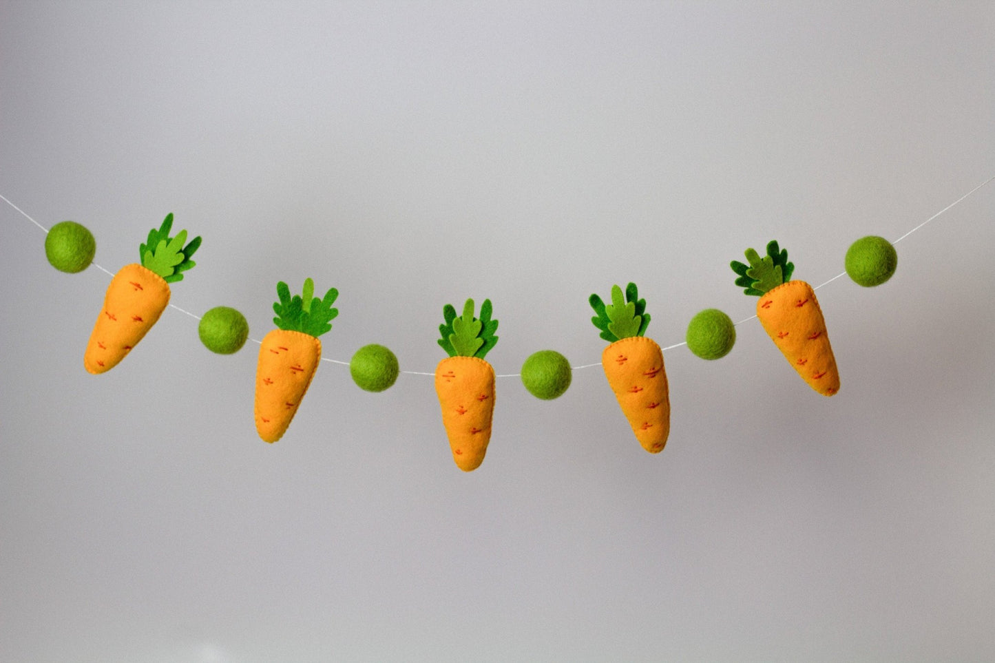 Easter Carrot Garland - WoollyFox