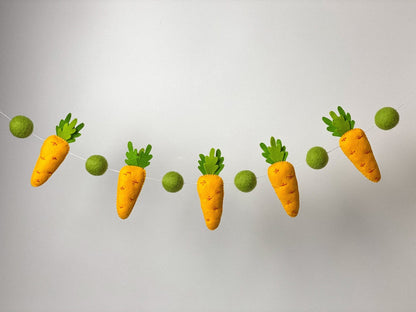 Easter Carrot Garland - WoollyFox