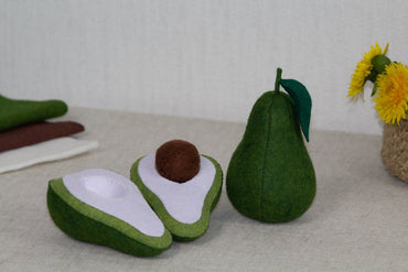 Felt Avocado Toy Set - WoollyFox