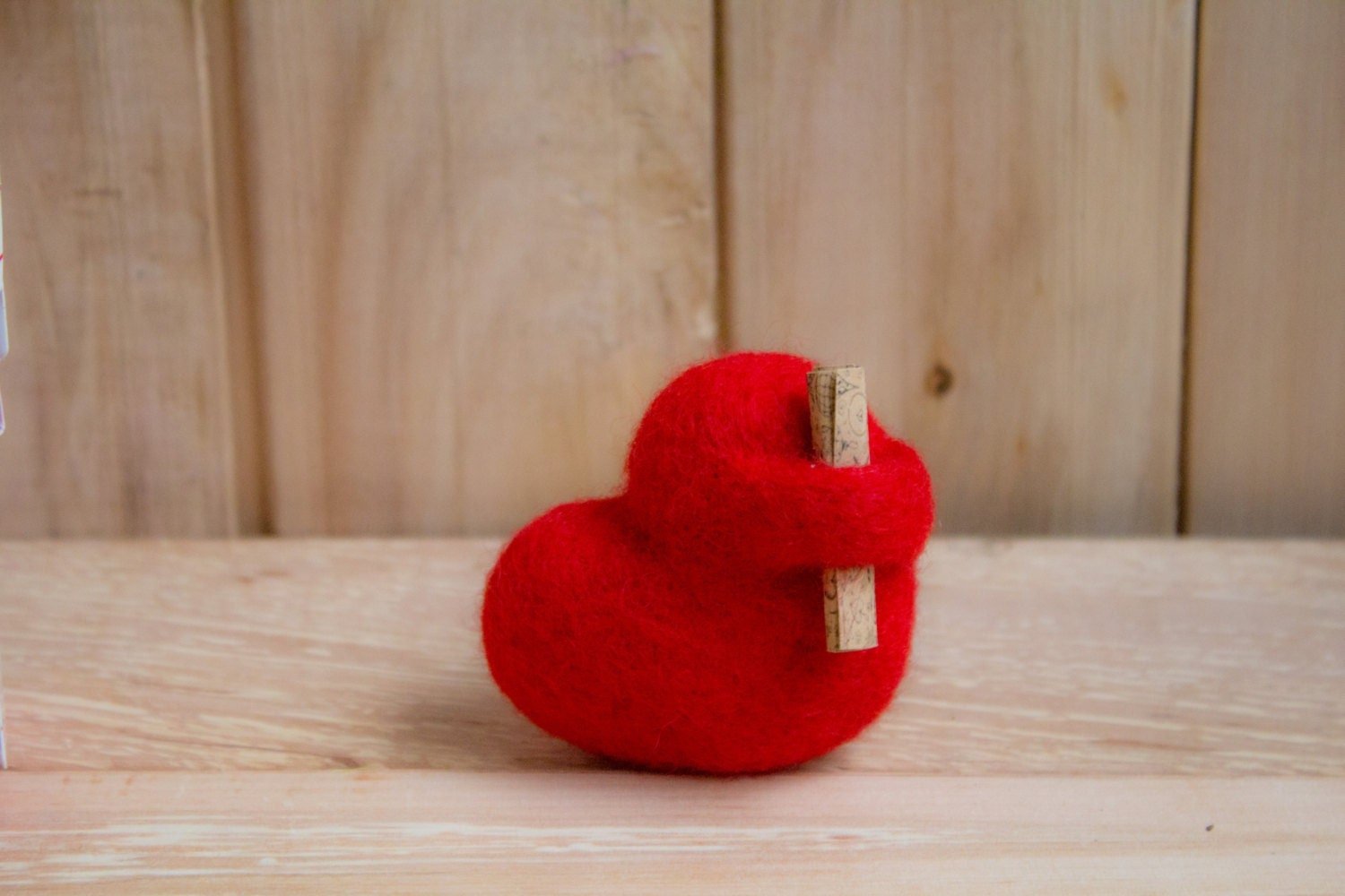 Felt Heart For Valentine's Day - WoollyFox
