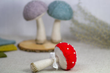 Felt Mushrooms Decor - WoollyFox