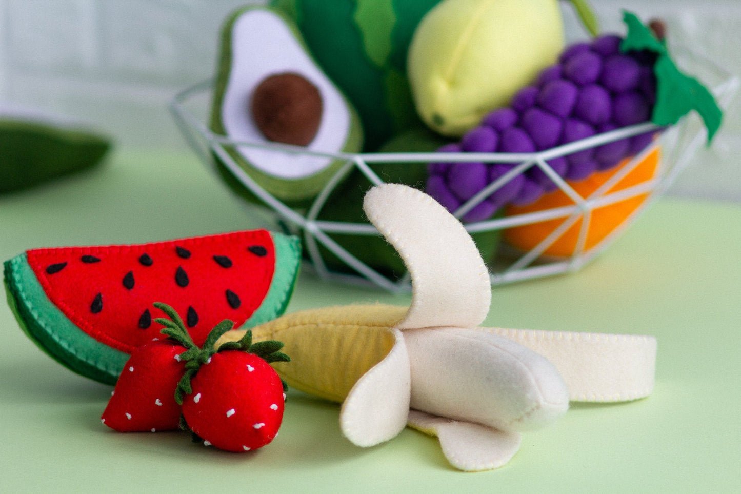 Felt Set Fruits - WoollyFox